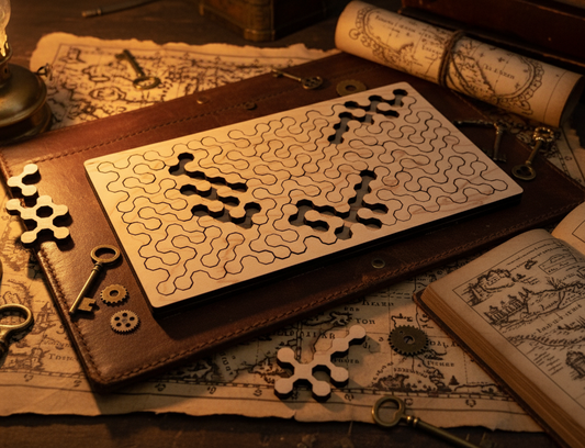 Octagonal Fractal Wooden Puzzle