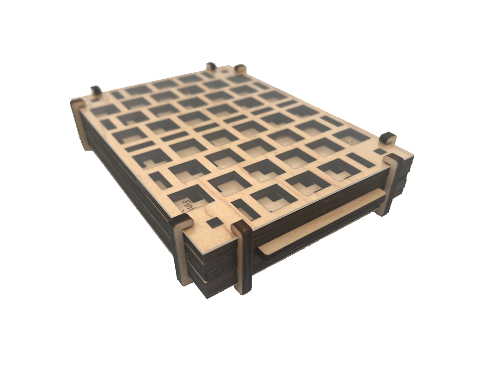 34 Step Icarus Wooden Maze Puzzle Box