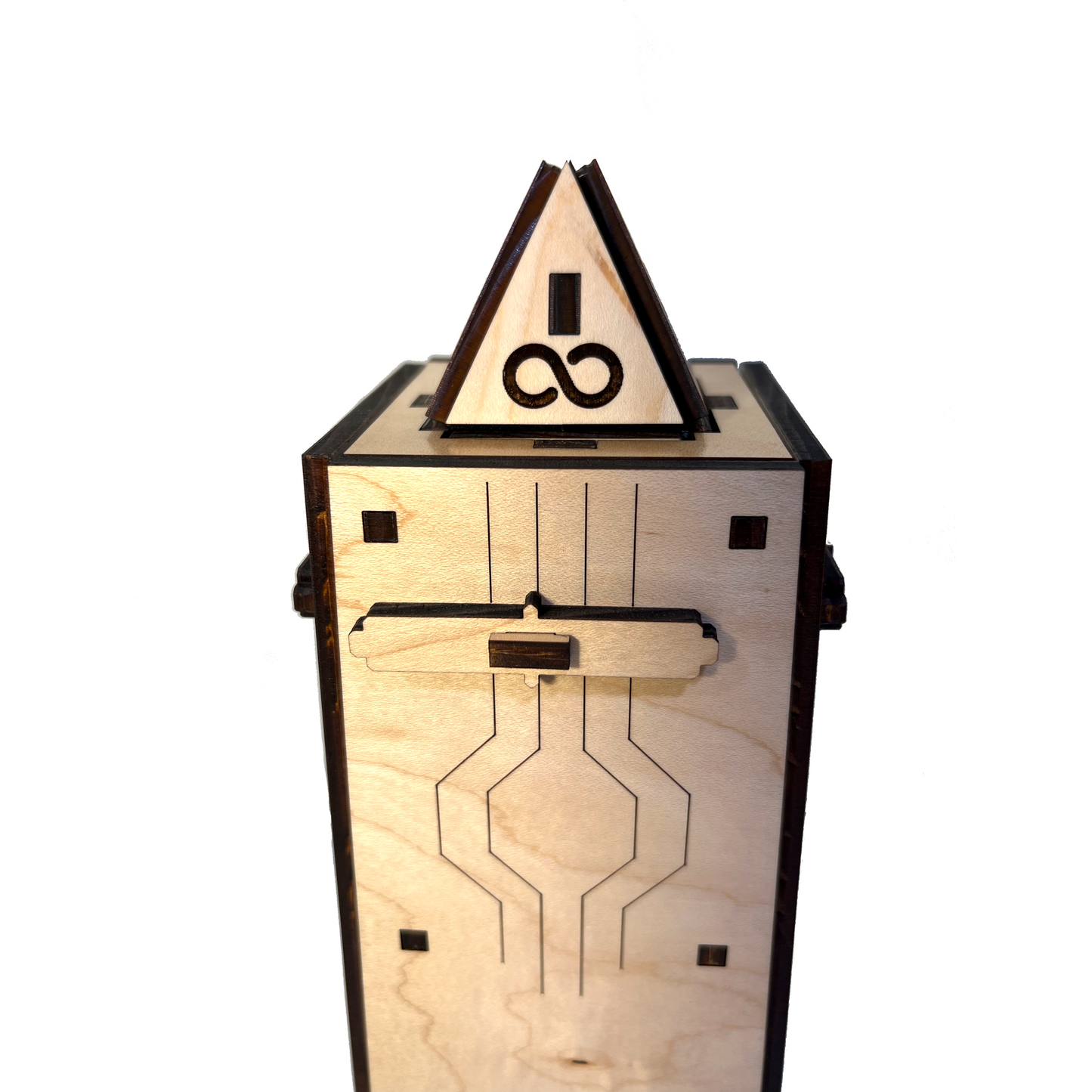 55 Step Obelisk Wooden Puzzle Box