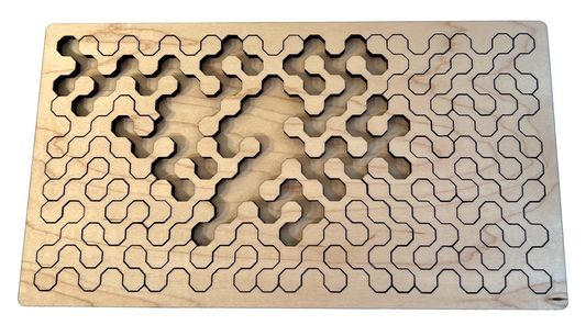 Octagonal Fractal Wooden Puzzle
