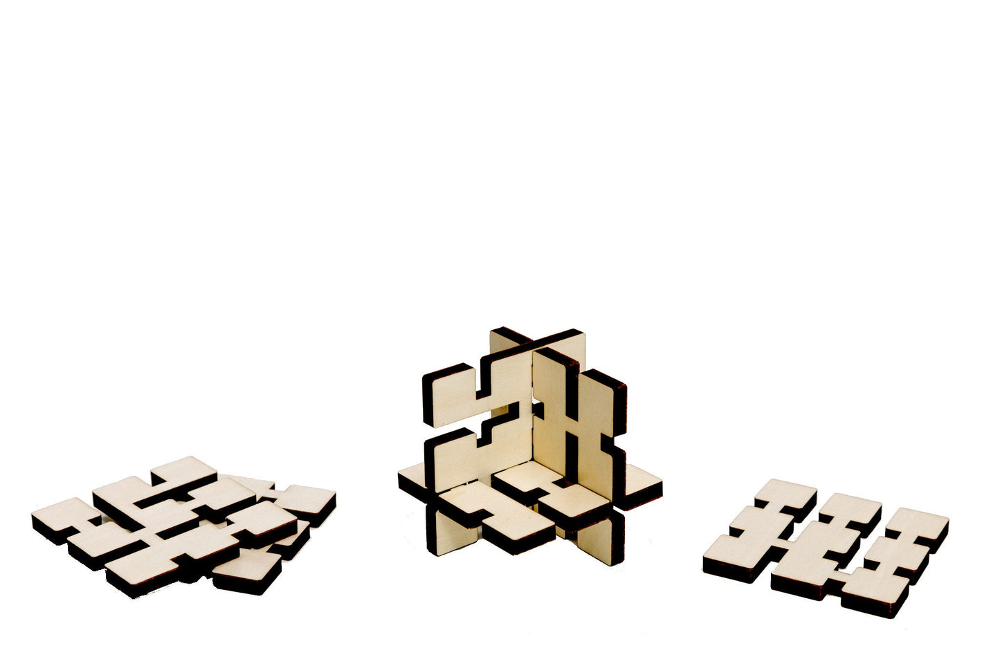 3 Pack Bundle - Inversion Cube, Vega Cube, Binary Grid 4