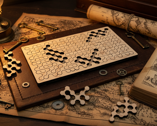 Rounded Fractal Wooden Puzzle