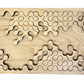 Rounded Fractal Wooden Puzzle