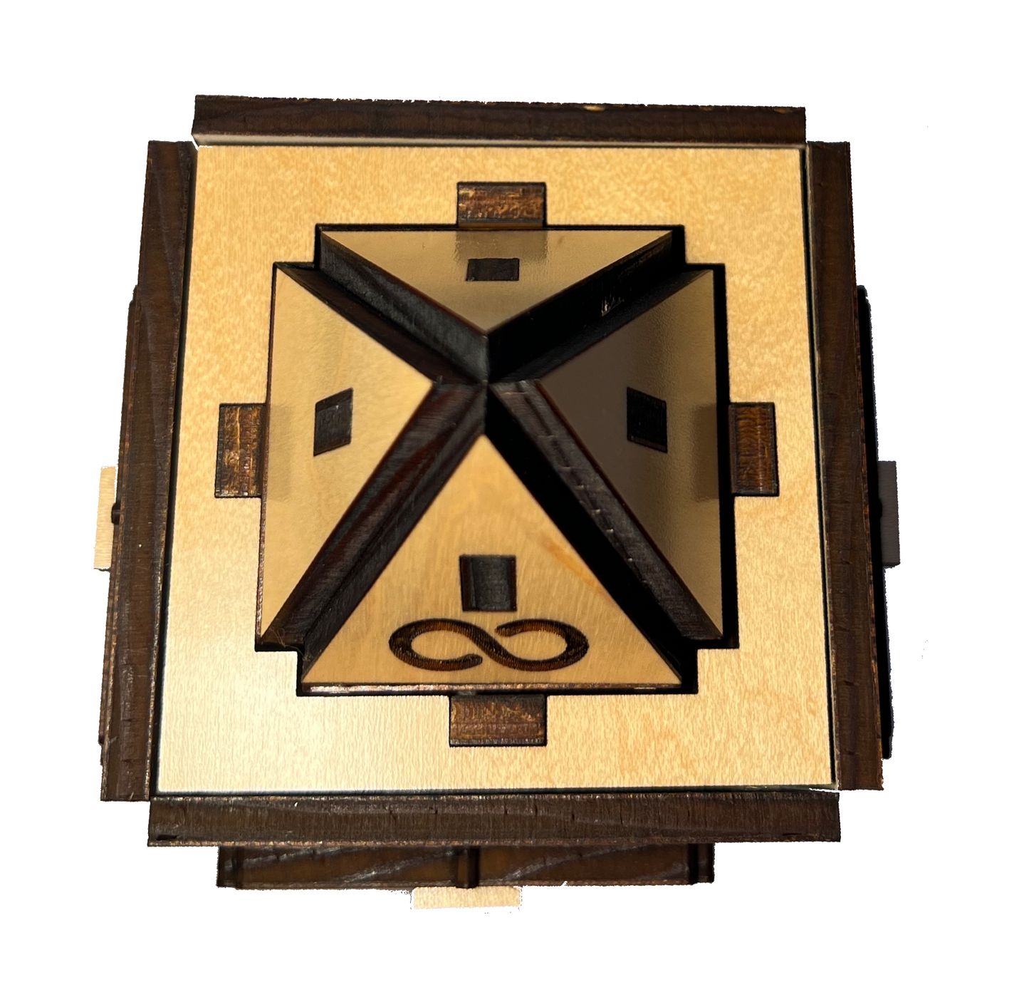 55 Step Obelisk Wooden Puzzle Box [NEW]