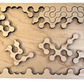 Octagonal Fractal Wooden Puzzle