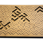 Rectangular Fractal Wooden Puzzle